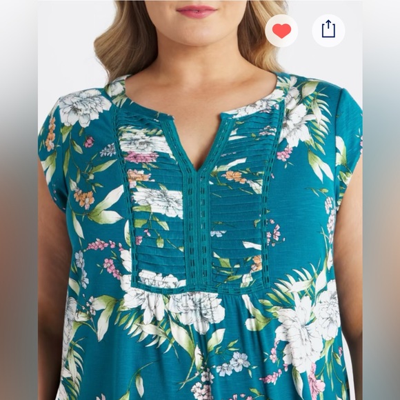 DANIEL RAINN Patoka Pleated Split Neck Knit Top - Picture 6 of 10